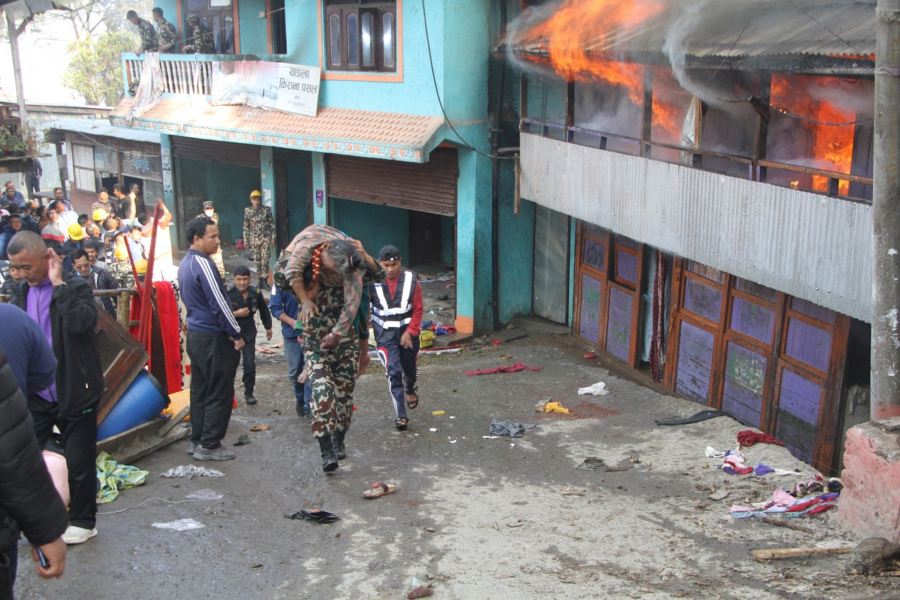आगलागीमा घाइते वृद्धाको उपचारका क्रममा मृत्यु